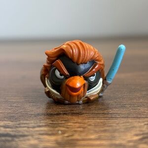 ANGRY BIRDS Star Wars OBI WAN KENOBI Mini Telepod Toy Figure QR CODE Cake Topper